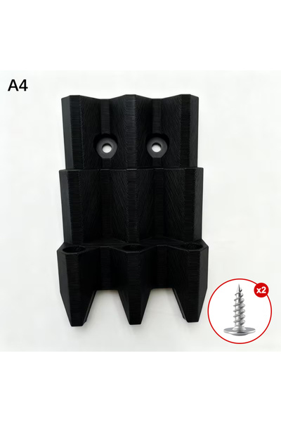 Choice4 حامل عرض سهام جديد يُثبّت على الحائط، قطعة واحدة، مقاس A4، يتسع لـ 6 ...