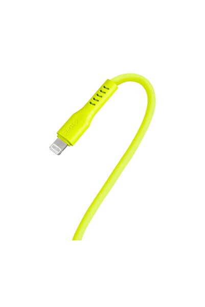 Ttec 2DK60NS USB-C- Lightning Hızlı Şarj Kablosu 120 cm Neon Sarı