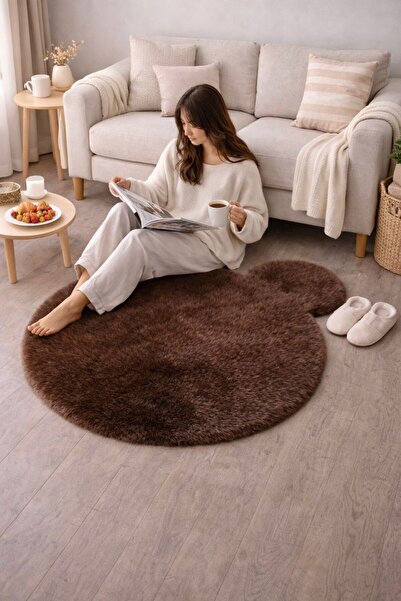 EYPRICH KUZU POST PELUŞ İNCE HALI SÜET TABAN - YUMUŞAK DOKULU TÜY