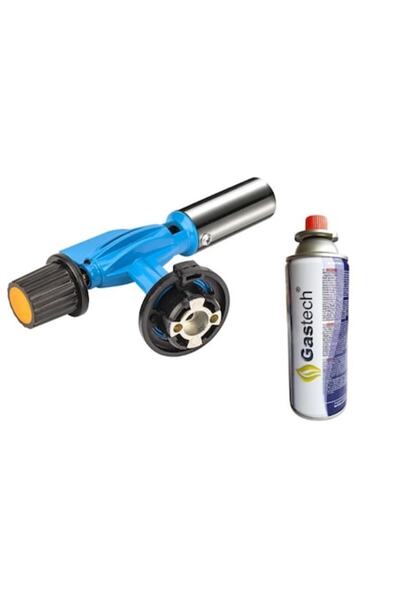 Flame Σετ μεταλλικών καυστήρων με μπουκάλι Gastech 227 g