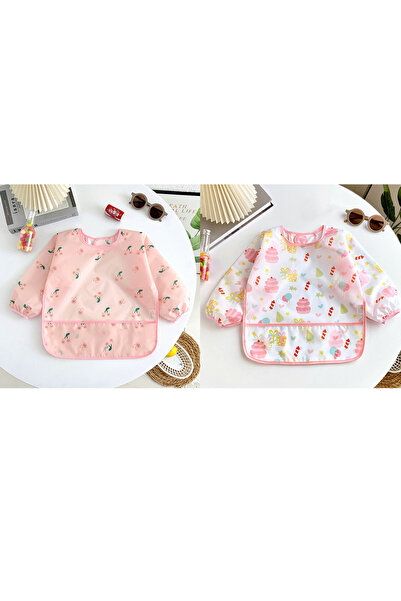 choice2 style 3 2pcs Cartoon Baby Bibs Waterproof Newborn Bandanas Feeding Ba...