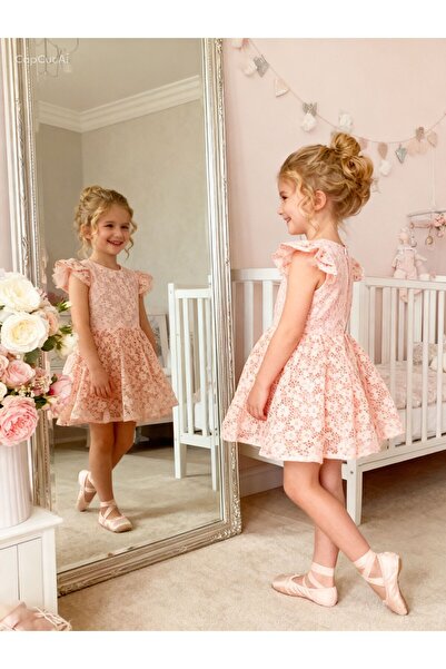 Lunas tekstil Daisy Patterned Buckle Dress-- Graduation-dog Day And Celebrati...