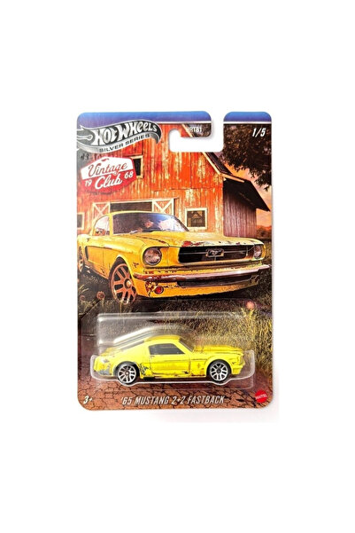 HOT WHEELS Vintage Silver Series Arabalar - 65 Mustang 2+2 Fastback