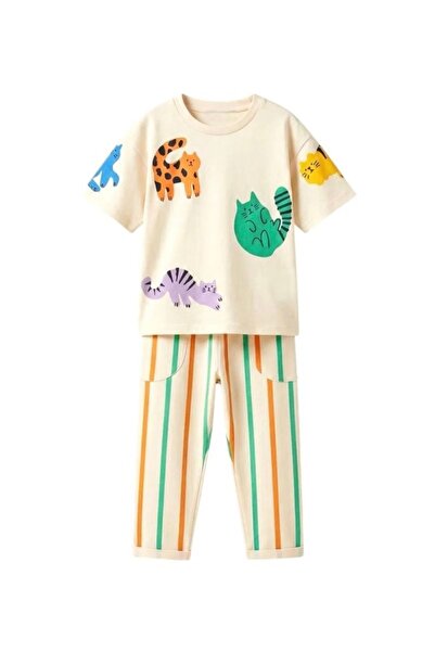 Daisy Dolly Set de sus și de jos pentru băiat cu imprimeu animal