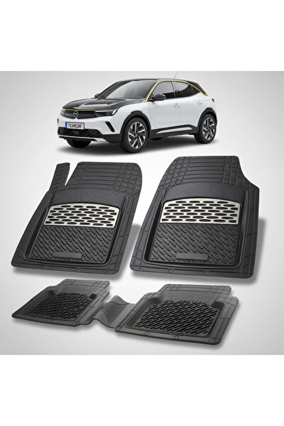 TEAMCAR Πατάκια συμβατά με SUV για Opel Mokka B 2020-σήμερα | Ασημί