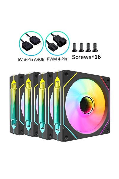 Archon SPECTRE PRO ARGB 4X120mm SESSİZ PROFESYONEL ARGB KASA FANI