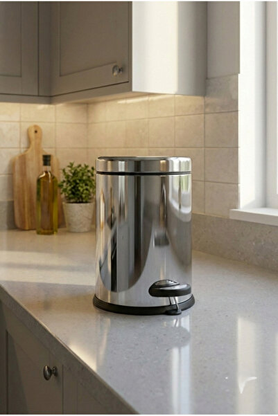 Bürke Кухненски 3-литров кош за боклук от неръждаема стомана, кош за боклук с...