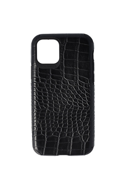 SEP Husa TPU Leather Crocodile Apple iPhone 11 Pro Negru