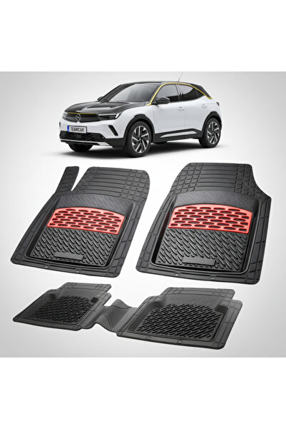 TEAMCAR Πατάκια SUV συμβατά με Opel Mokka B 2020-σήμερα | Κόκκινα