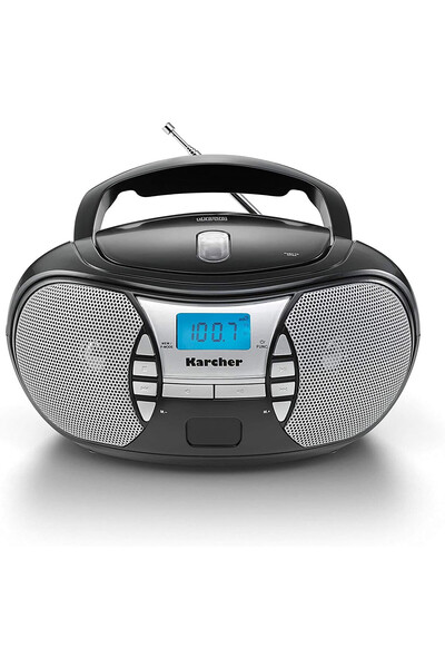 Karcher Radio portabil cu CD Player RR 5025-B – UKW/FM, AUX & Jack casti