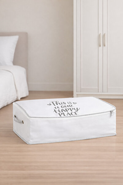 Pazar Kapısı Drawstring Printed Under-Bed Storage Organizer Organizer Bag