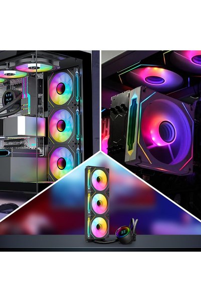 Archon SPECTRE PRO ARGB 4X120mm SESSİZ PROFESYONEL ARGB KASA FANI
