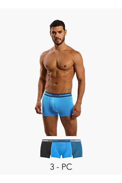 FAV سراويل داخلية رجالية مطبوع بخصر منخفض - عبوة من 3 قطع