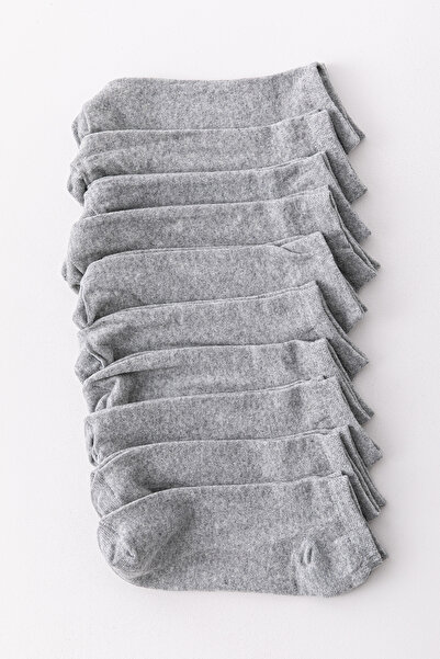 Wega Moda Pack of 10 Unisex White Ankle Socks – Cotton Daily Socks