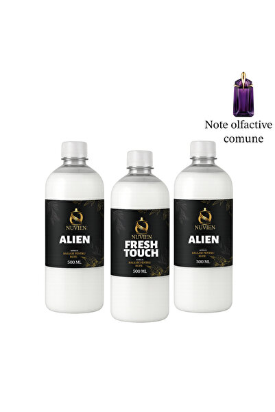Nuvien Set of 3 Concentrated Fabric Conditioner, 3x500ml, 2x Alien inspired s...