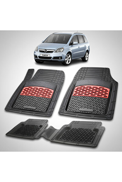 TEAMCAR Covorase Opel Zafira B Συμβατό MPV 2005-2014 | Κόκκινος
