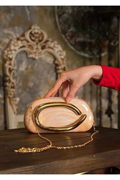 gül sezgin butik Women's Mirror Model Trend Metal Evening Dress Bag |   Speci...