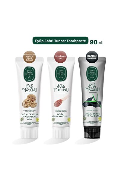 Eyüp Sabri Tuncer معجون أسنان بالخيزران والجوز والهيمالايا 90 مل