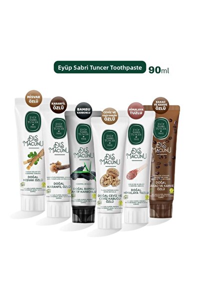 Eyüp Sabri Tuncer مجموعة معجون الأسنان مكونة من 6 قطع