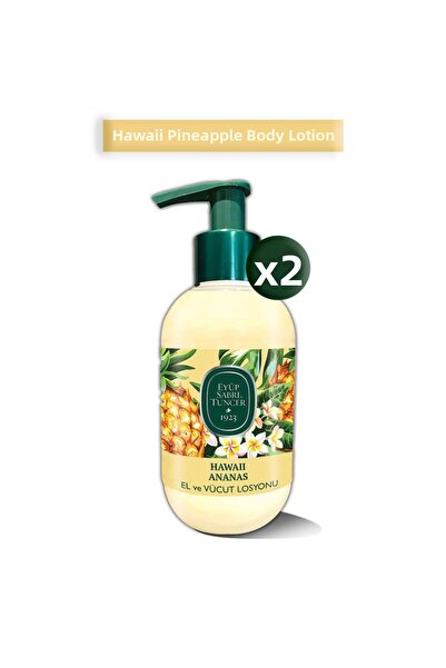 Eyüp Sabri Tuncer لوشن هاواي أناناس لليدين والجسم 280 مل × 2