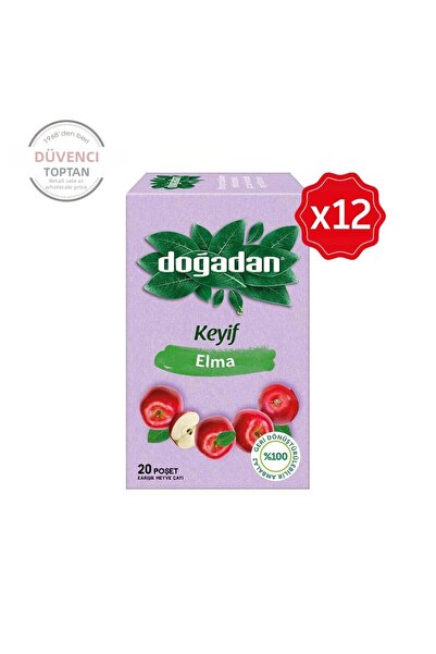 Doğadan شاي التفاح 20 × 12 قطعة