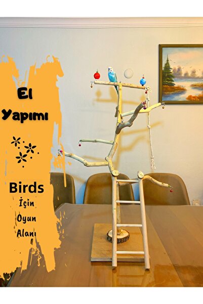 Ciko Kafes Playground with Bell for Birds, Separable Parts