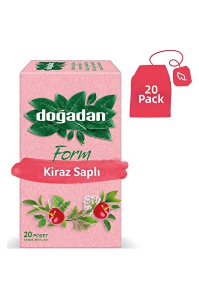 Doğadan شكل شاي كرز بمقبض 20 قطعة