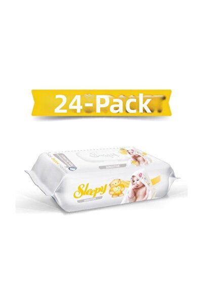 Sleepy منشفة مبللة حساسة 24 × 90 24 عبوة 2160 ورقة