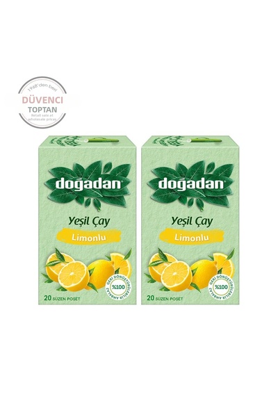 Doğadan شاي أخضر بالليمون 20 × 2 قطعة
