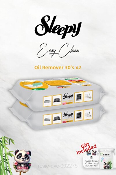 Sleepy مزيل الشحوم سليبي - 30 قطعة × 2 ومجموعة هدايا روزي