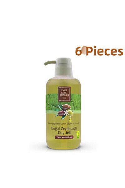 Eyüp Sabri Tuncer جل الاستحمام بزيت الزيتون الطبيعي 600 مل × 6 قطع