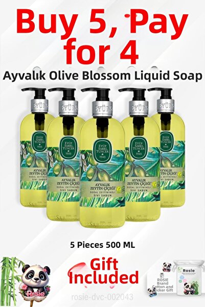 Eyüp Sabri Tuncer صابون أيڤاليك السائل بزهر الزيتون 500 مل اشترِ 5 واحصل على ...