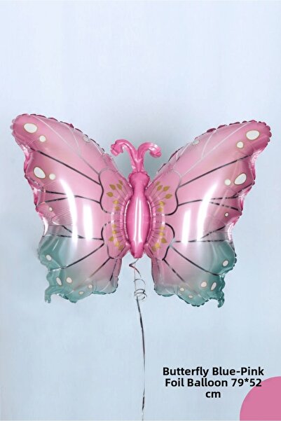 Bunloon Butterfly Shaped Foil Balloon 79X52 cm Birthday Party Decoration