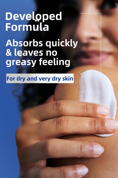 NIVEA Moisturizing Body Lotion Cocoa Butter 200 Ml, Cocoa Butter, Hyaluron, Dry Skin