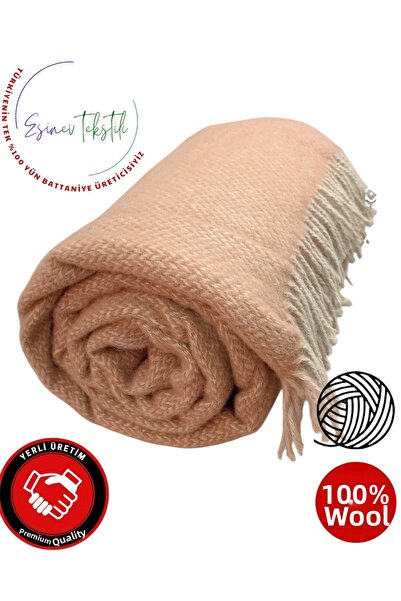 Özyün Double Wool Blanket 100% Wool & You Will Love the Soft Texture.