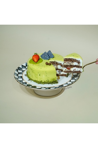 Miss Betty Linda Porcelain Lidless Cake Pan