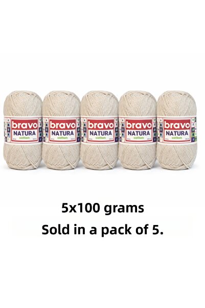 Bravo Natura Cotton Taş 304 Fir de bumbac 100gr 200mt