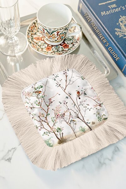 Evimde Bambaşka Șervețel de prezentare cu franjuri, stil grădină chinezească ...