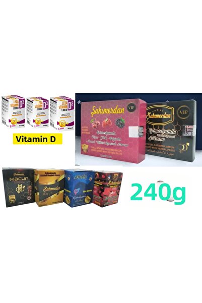 LedaPharma Vitamin D3 30Kp & 240 Gr Paste with Honey