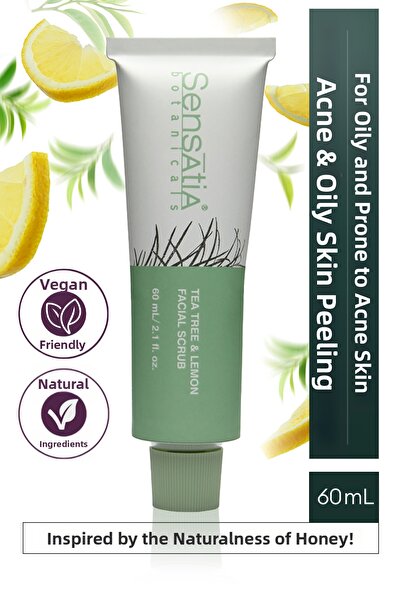 Sensatia Botanicals Soothing Cleanser Natural Peeling for Acne and Oily Skin ...