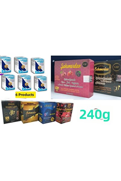 LedaPharma Ledax Zinc 30Kp 6 Pieces & 240Gr Paste and 2 Sticks of Paste