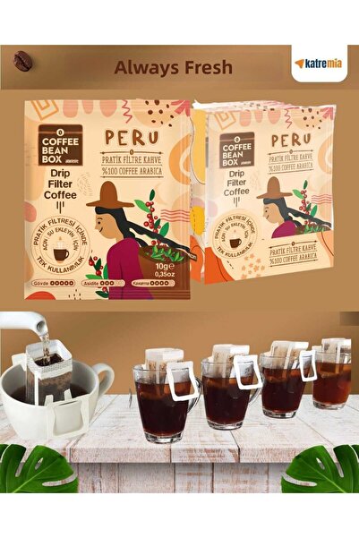Altıntelve Peru Practical Filter Coffee - 10 g X 10 Pieces