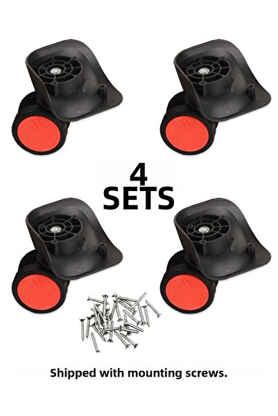 My Valice عجلة سفر عجلة مزدوجة 01 4 قطع أحمر