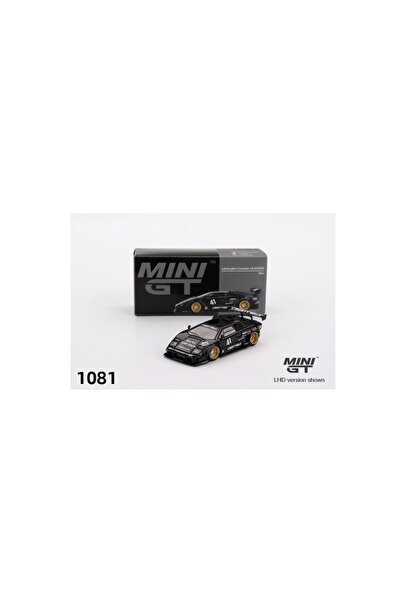mini gt 1081 BL لامبورغيني كونتاك LB-WORKS أسود 1/64 نموذج سيارة