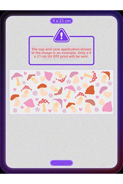 DYENOTE طباعة نقل حراري على الأكواب بتقنية UV DTF - ملصق مقاوم للماء (لفافة ا...