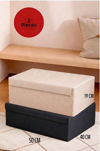 ALAS 2 Multi-Colored Underbed Clothing & Sweater Storage Boxes