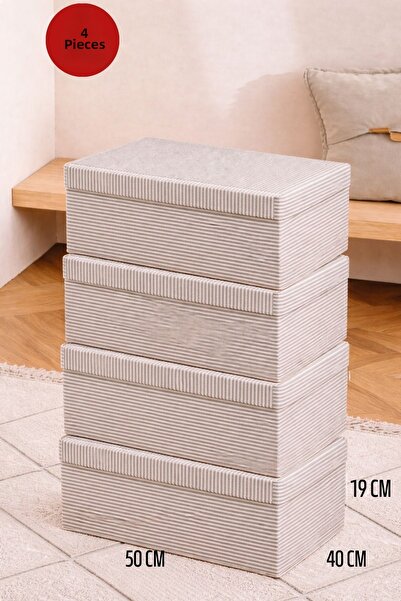 ALAS 4 τεμάχια Κουτί οργάνωσης ρούχων πολλαπλών χρήσεων κάτω από το κρεβάτι