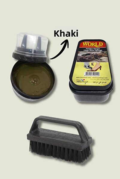 Outdoorun مجموعة أدوات تلميع الأحذية وفرشاة تنظيف الأحذية