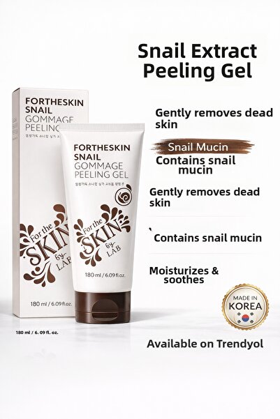 JEJUDO جل تقشير الحلزون 180 مل - جل تقشير مجدد للبشرة بخلاصة الحلزون، العناية...