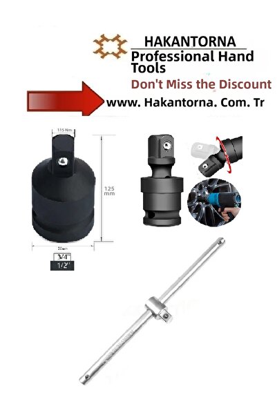 HakanTorna ريكو 3/4 تي كول هولو رودر لتقليل ضغط الهواء 3/4-1/2 محول ووصلة 1/2...